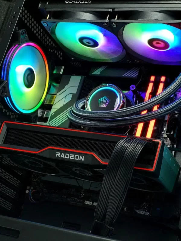 Ігровий комп'ютер "CYBERPUNK FIRE" Ryzen 5 7600X AM5/ RX6900XT/ 32GB DDR5 RAM/ Fast SSD M.2 500GB - Зображення 2
