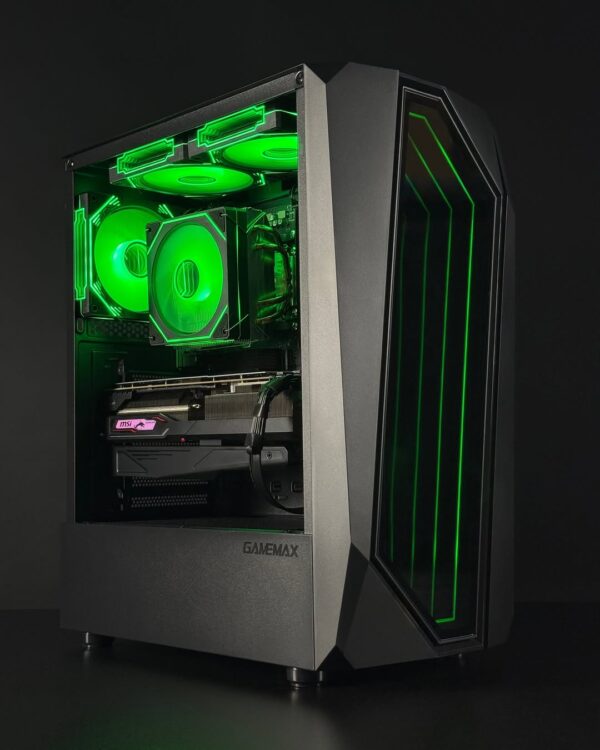 Комп'ютер для роботи, ігор "ЧОРНА САКУРА" RYZEN 5 8400f 5700XT/RTX 2060 - Зображення 2