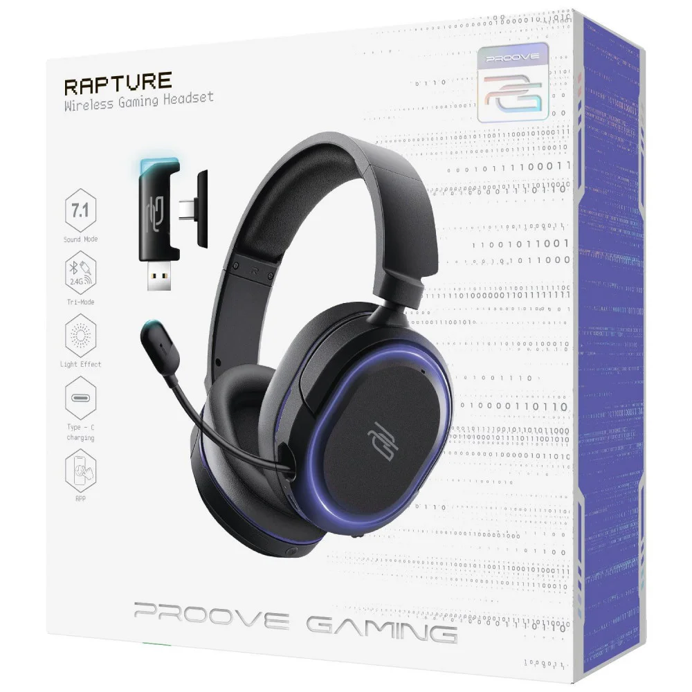 Бездротова ігрова гарнітура Proove Gaming Rapture (APP) - Зображення 2