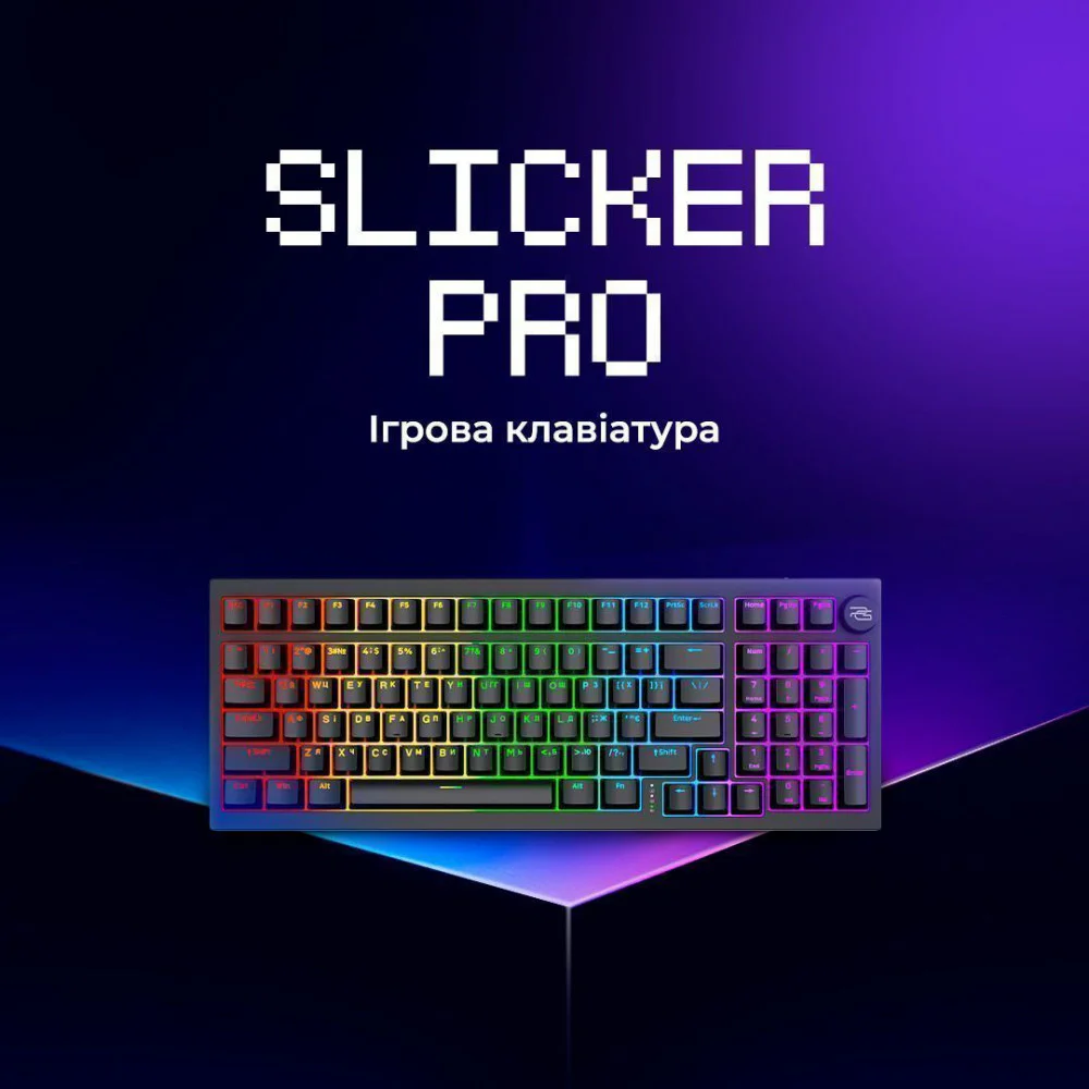 Бездротова клавіатура Proove Gaming Slicker Pro (Ukraine Layout) - Зображення 13