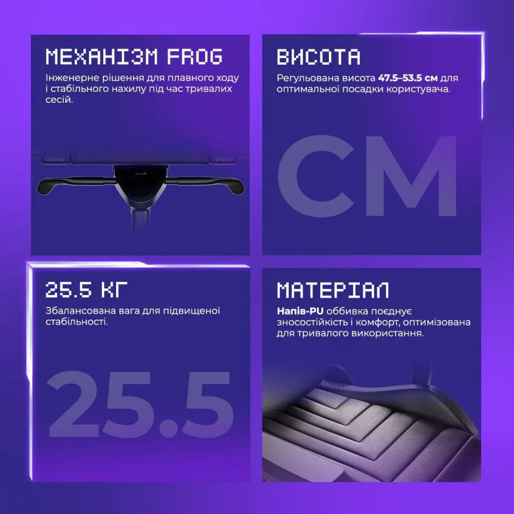 Крісло для геймерів Proove Gaming Arena - Зображення 10