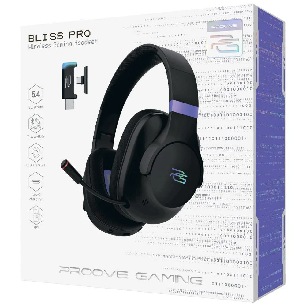 Бездротова ігрова гарнітура Proove Gaming Bliss Pro (APP) — изображение 2