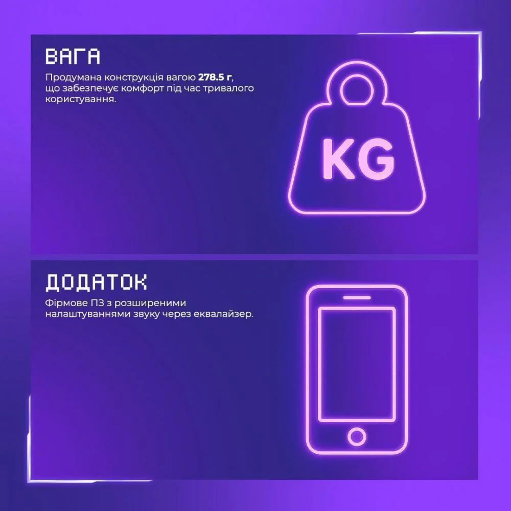 Бездротова ігрова гарнітура Proove Gaming Bliss Pro (APP) — изображение 12