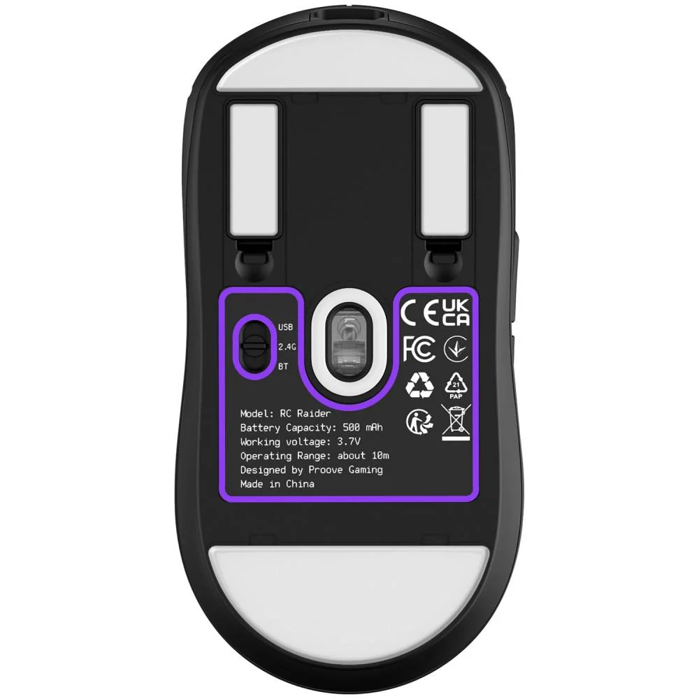 Бездротова ігрова миша Proove Gaming RC Raider 8K - Зображення 7