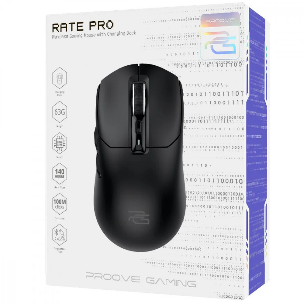Бездротова ігрова миша Proove Gaming Rate Pro with Charging Dock - Зображення 2