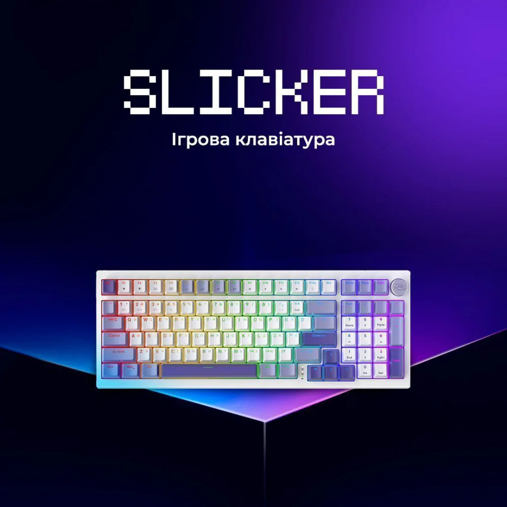 Бездротова клавіатура Proove Gaming Slicker (Ukraine Layout) - Зображення 7
