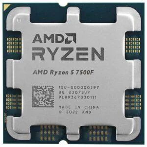 Процессор AMD Ryzen 5 7500F (3.7GHz 32MB 65W AM5) Multipack (100-100000597MPK)
