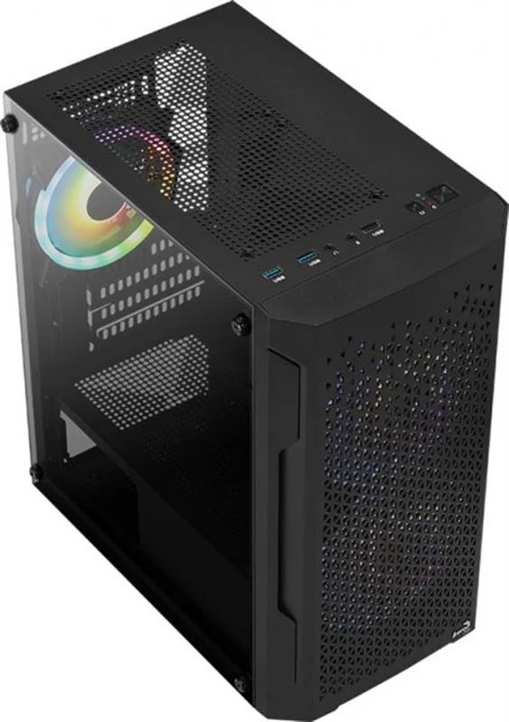Корпус AeroCool Trinity Mini-G-BK-v2 (ACCS-PV32033.11) Black без БЖ - Зображення 7