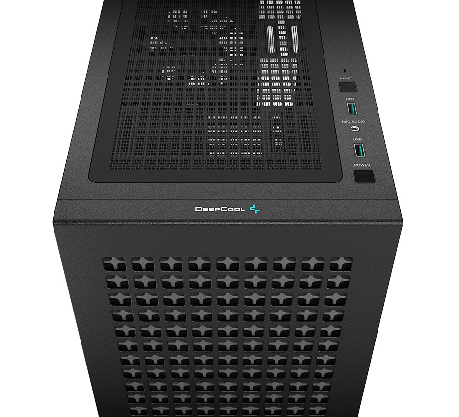 Корпус DeepCool CH370 Black (R-CH370-BKNAM1-G-1) без БЖ - Зображення 8
