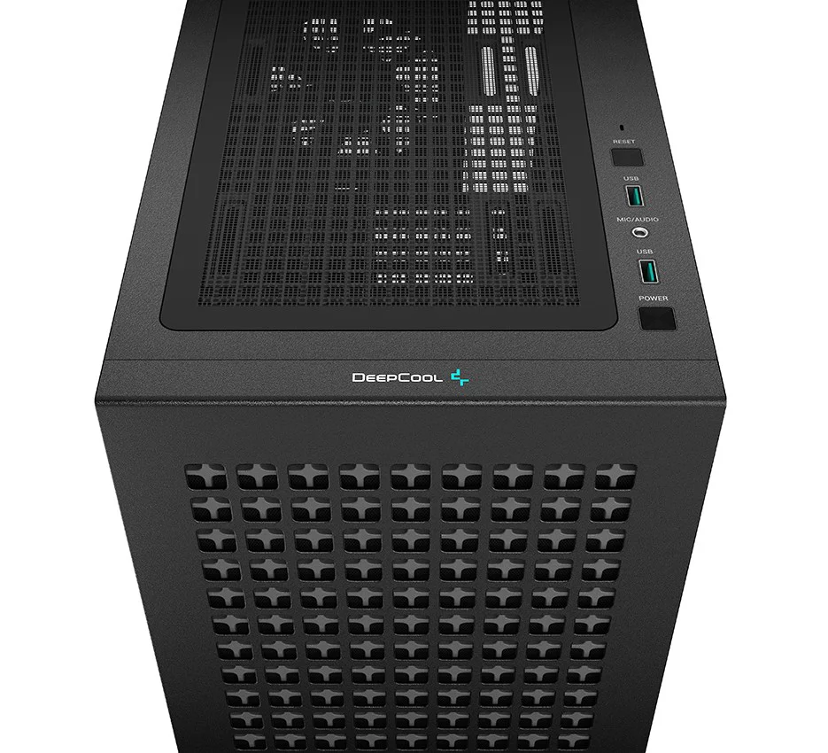 Корпус DeepCool CH370 Black (R-CH370-BKNAM1-G-1) без БЖ - Зображення 8