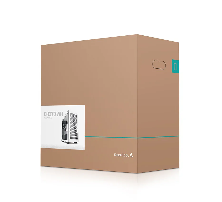 Корпус DeepCool CH370 White (R-CH370-WHNAM1-G-1) без БЖ - Зображення 11