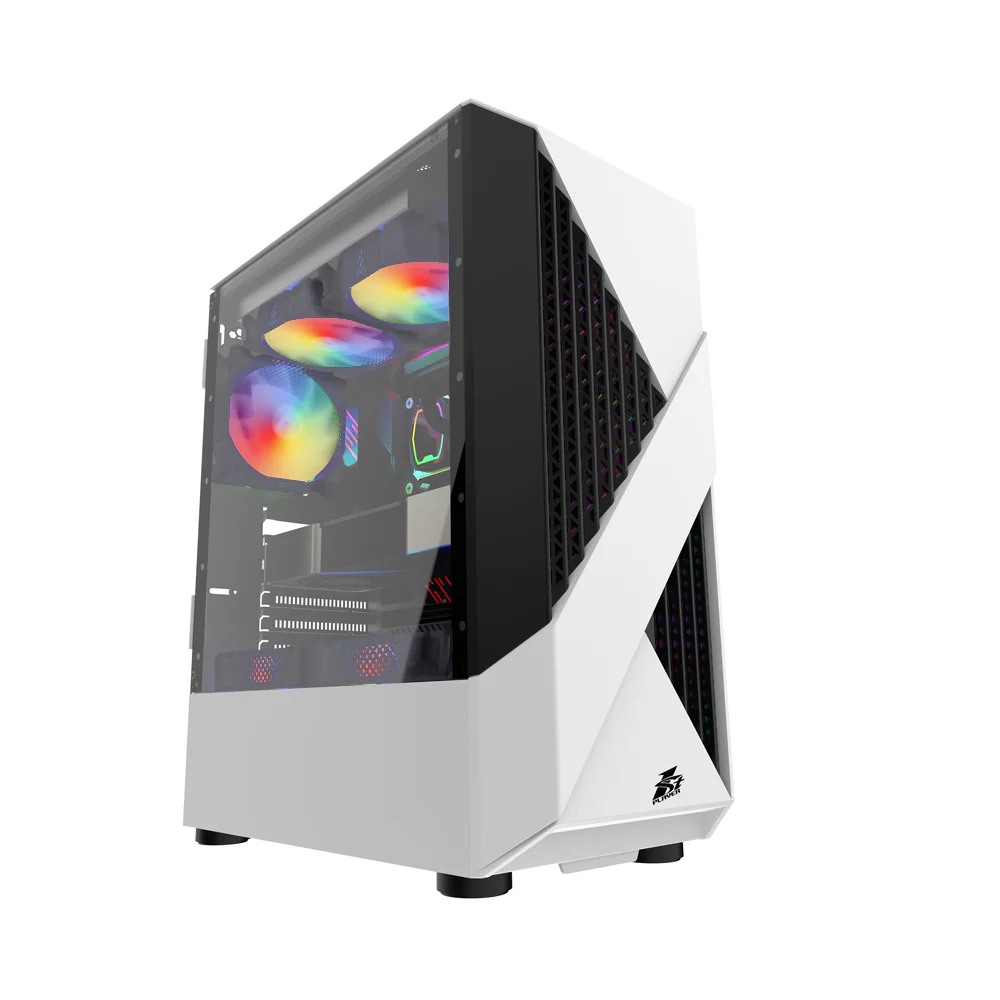 Корпус 1stPlayer F3-A-WH-4F1 White без БЖ — изображение 15