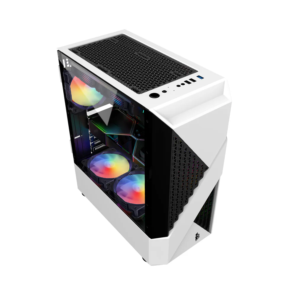 Корпус 1stPlayer F3-A-WH-4F1 White без БЖ — изображение 16