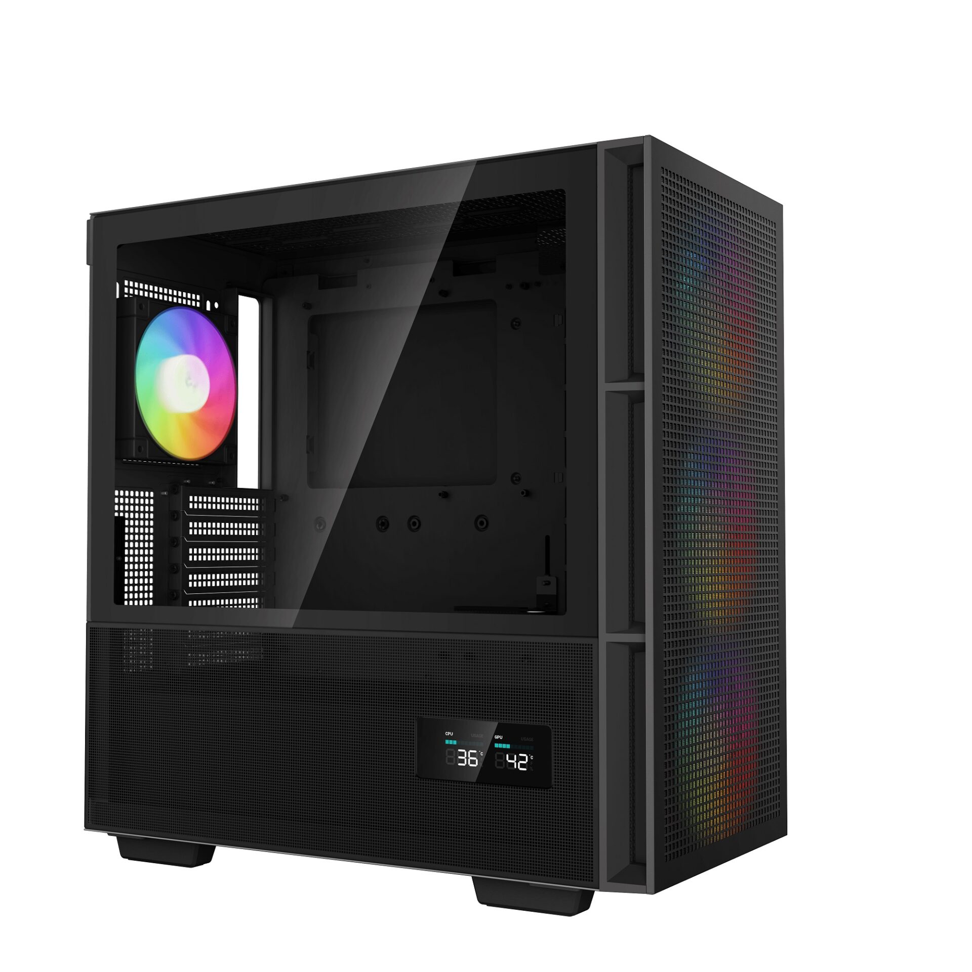 Корпус DeepCool CH560 Digital Black (R-CH560-BKAPE4D-G-1) без БЖ - Зображення 2