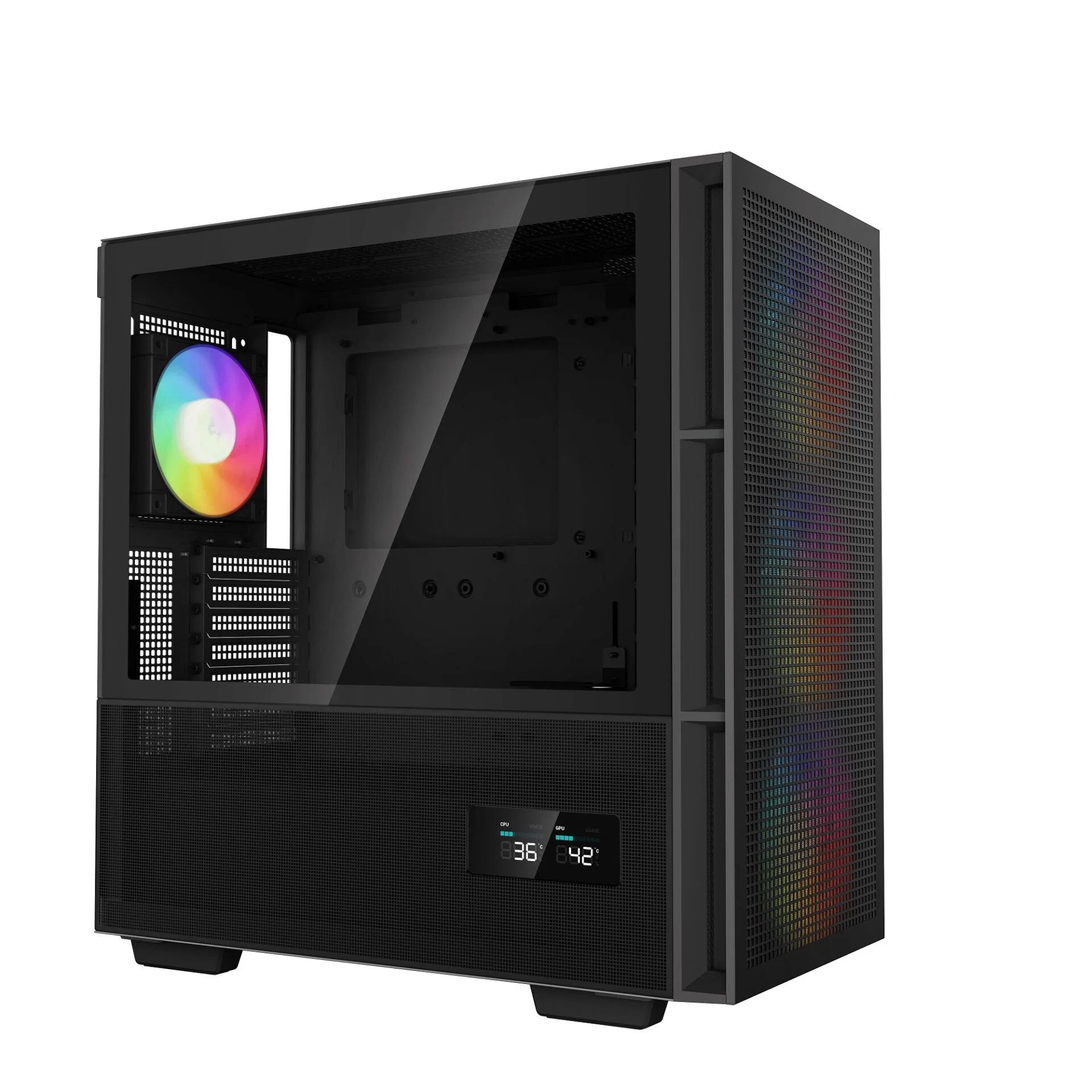 Корпус DeepCool CH560 Digital Black (R-CH560-BKAPE4D-G-1) без БЖ - Зображення 2