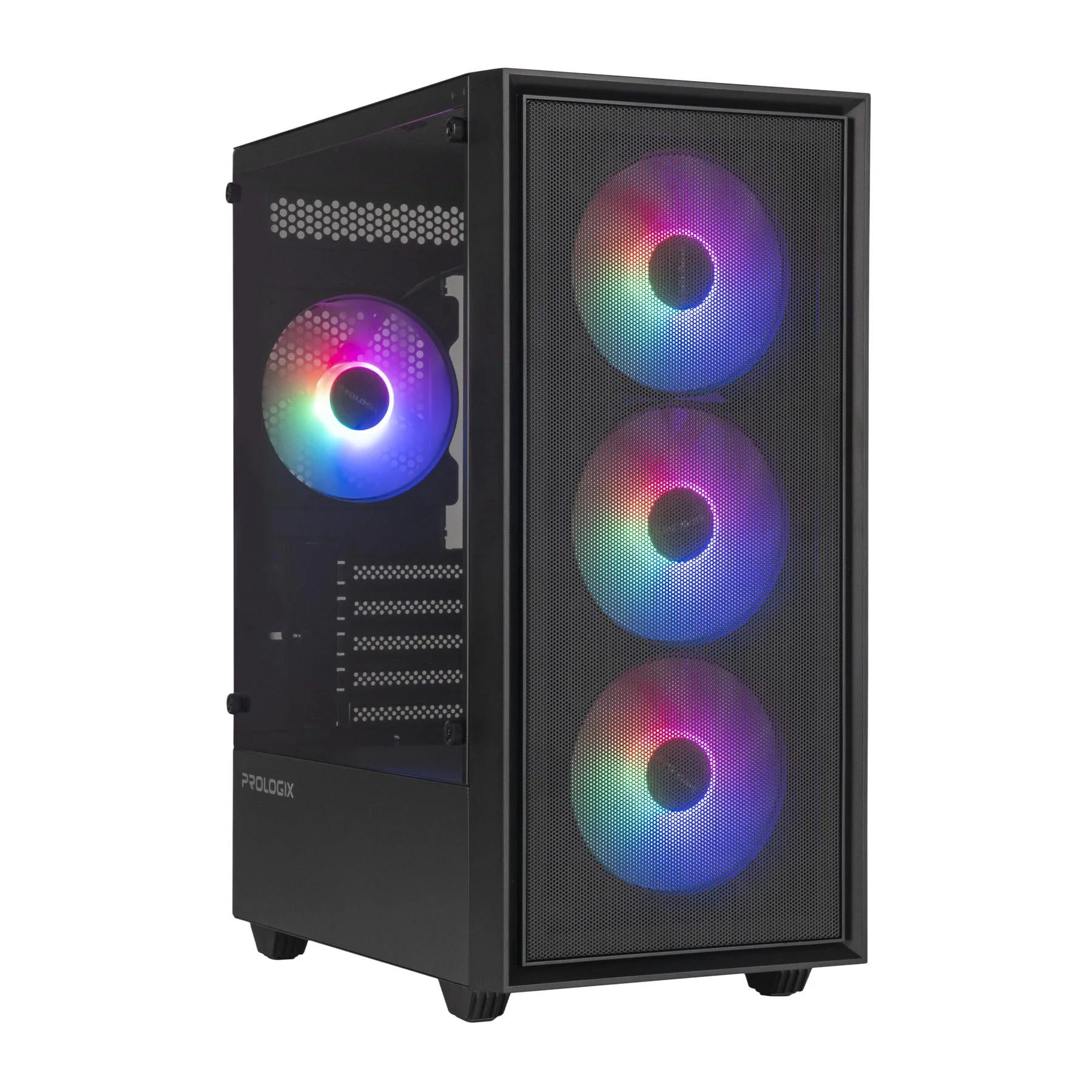 Корпус Prologix E107 Tempered Glass Black без БЖ - Зображення 2