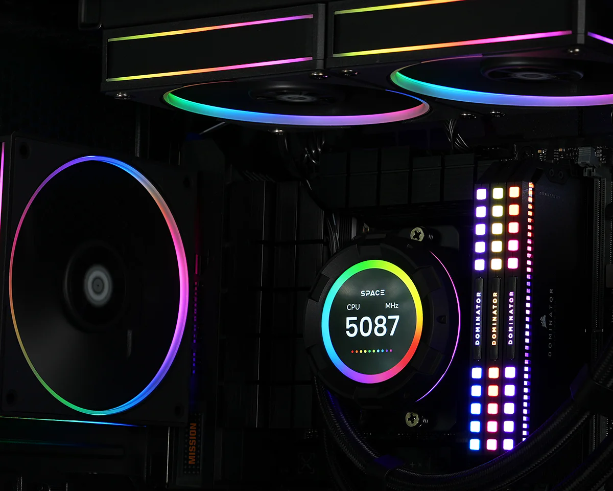 Система водяного охолодження ID-Cooling Space LCD SL360 - Зображення 9