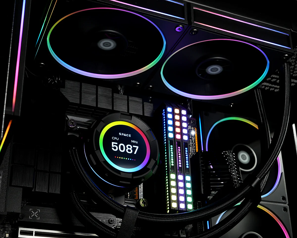 Система водяного охолодження ID-Cooling Space LCD SL240 - Зображення 7