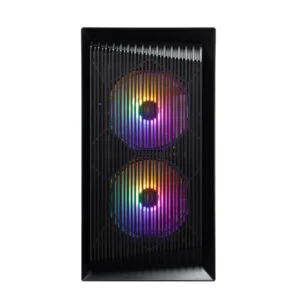 Корпус 1stPlayer BS-2-BK-3F1 Black без БП