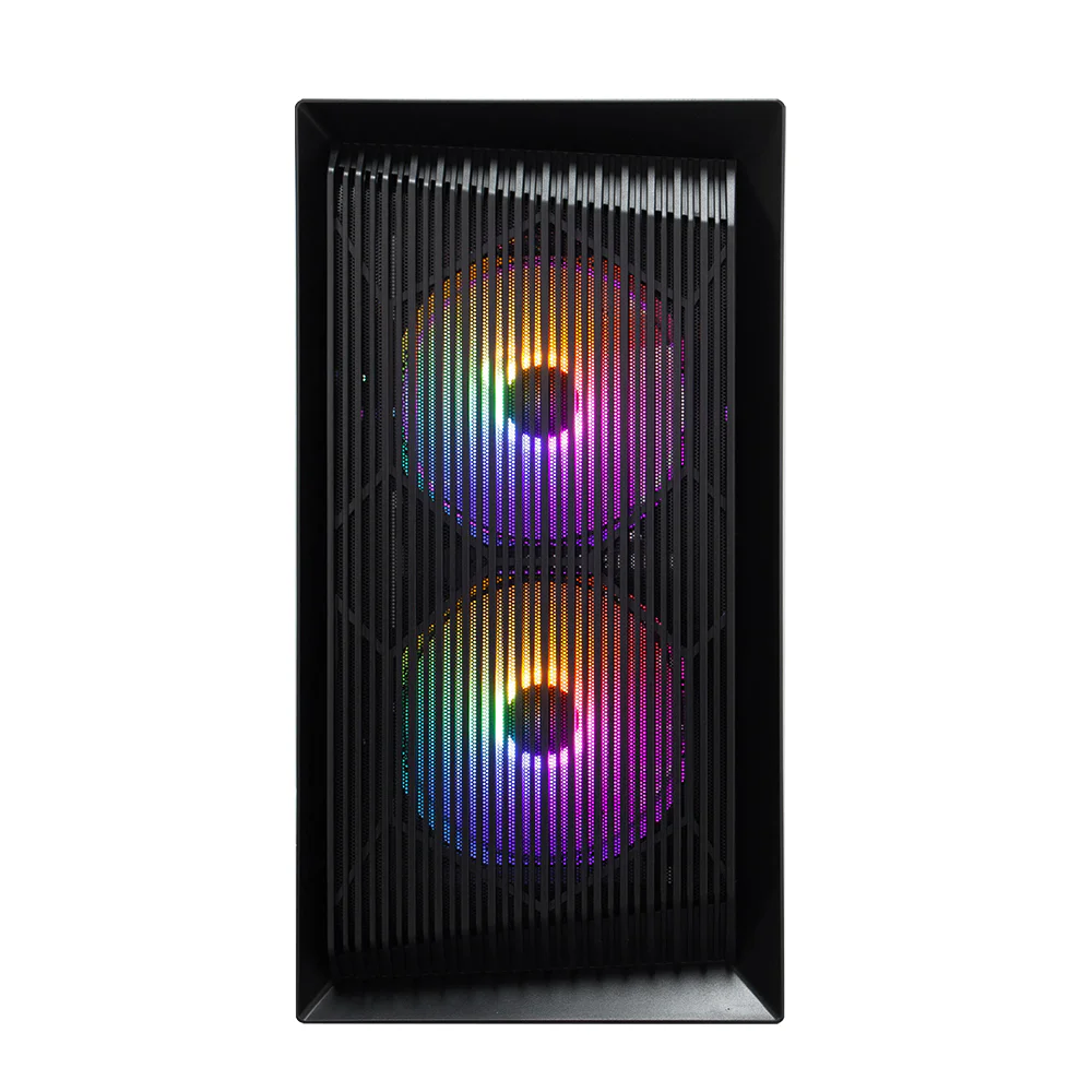 Корпус 1stPlayer BS-2-BK-3F1 Black без БП