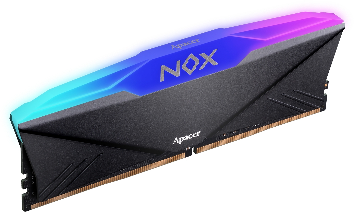 Модуль пам`ятi DDR4 2x16GB/3200 Apacer NOX RGB Black (AH4U32G32C28YNBAA-2) — изображение 11