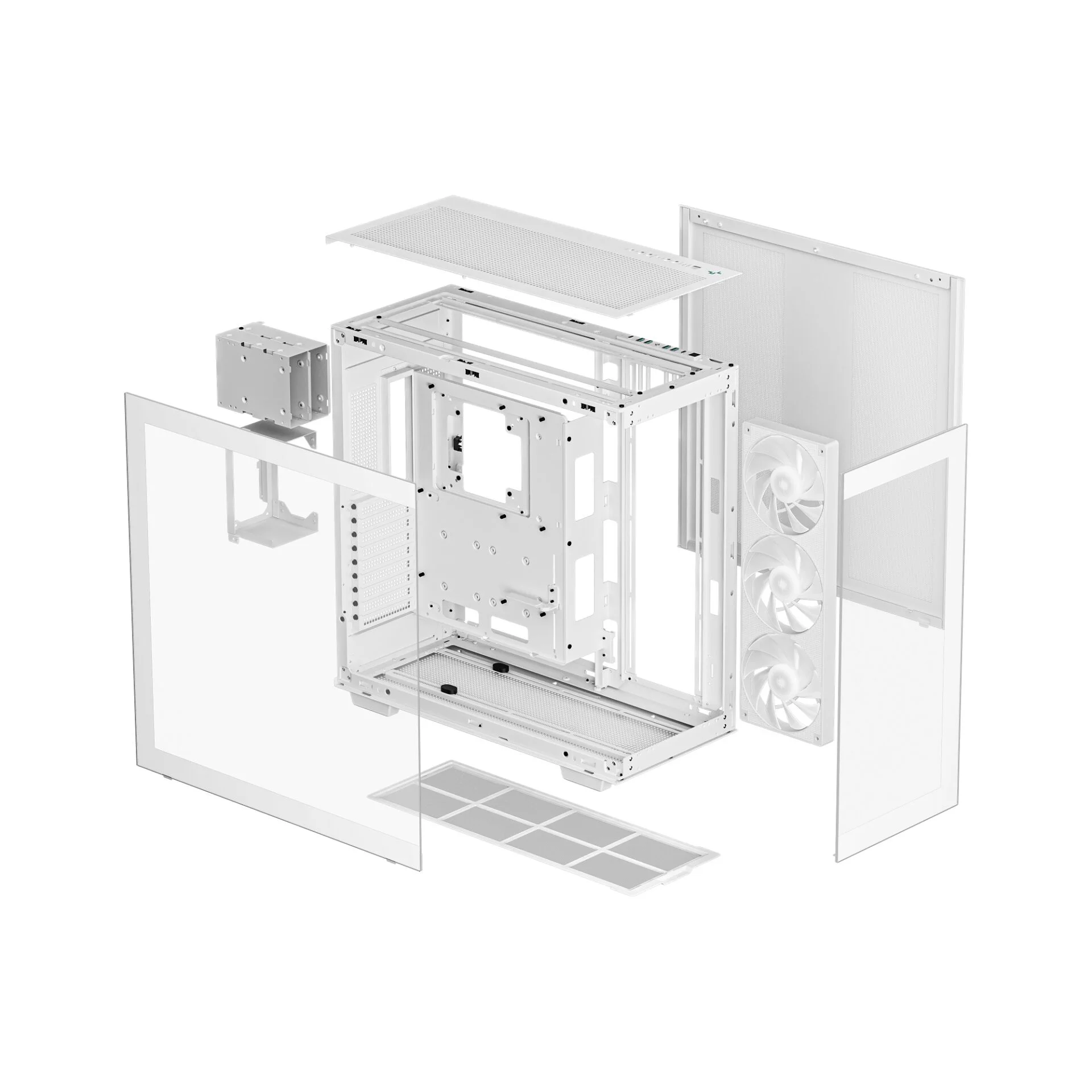 Корпус DeepCool CH780 White (R-CH780-WHADE41-G-1) без БЖ - Зображення 12