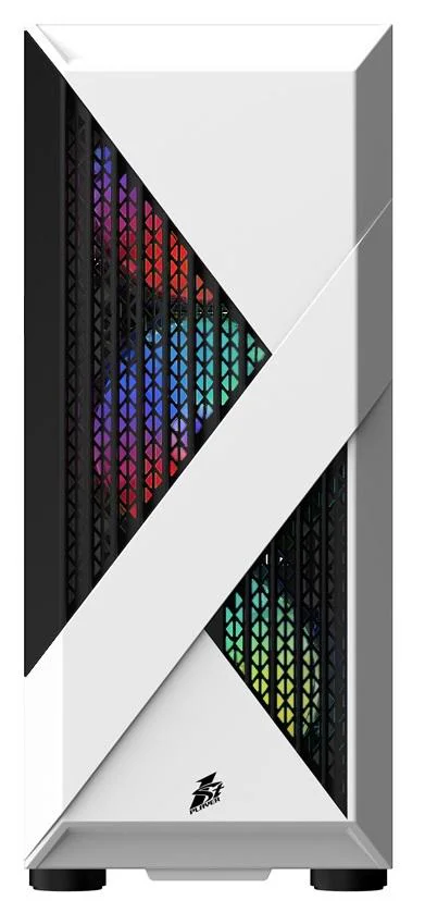 Корпус 1stPlayer F3-A-WH-4F1 White без БЖ — изображение 2