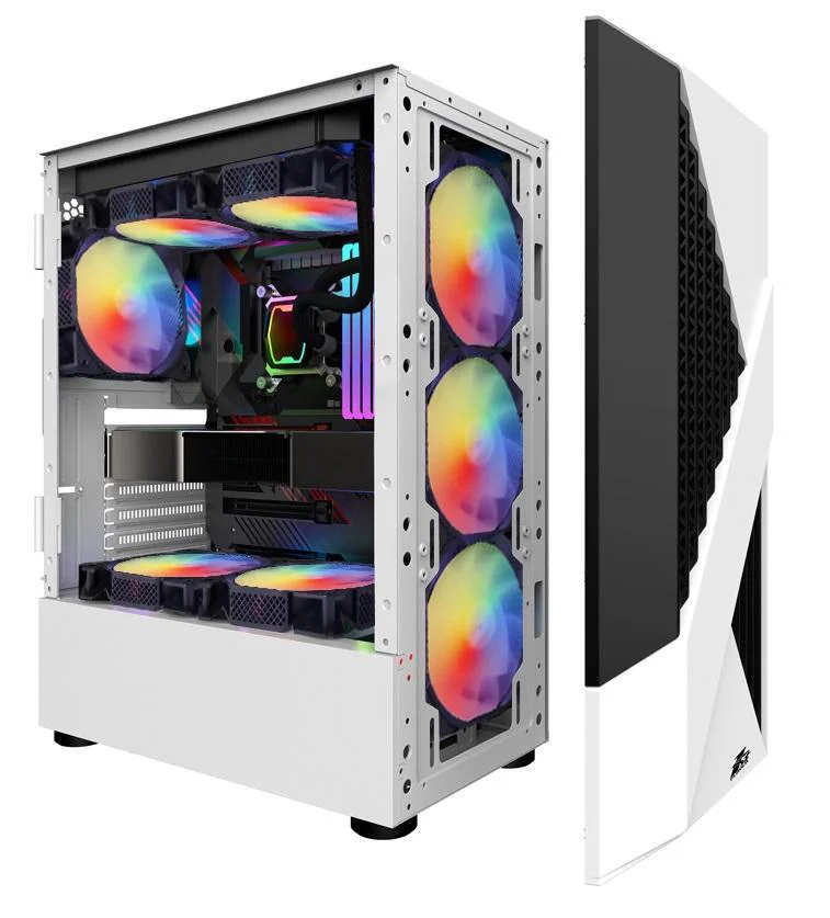 Корпус 1stPlayer F3-A-WH-4F1 White без БЖ — изображение 4