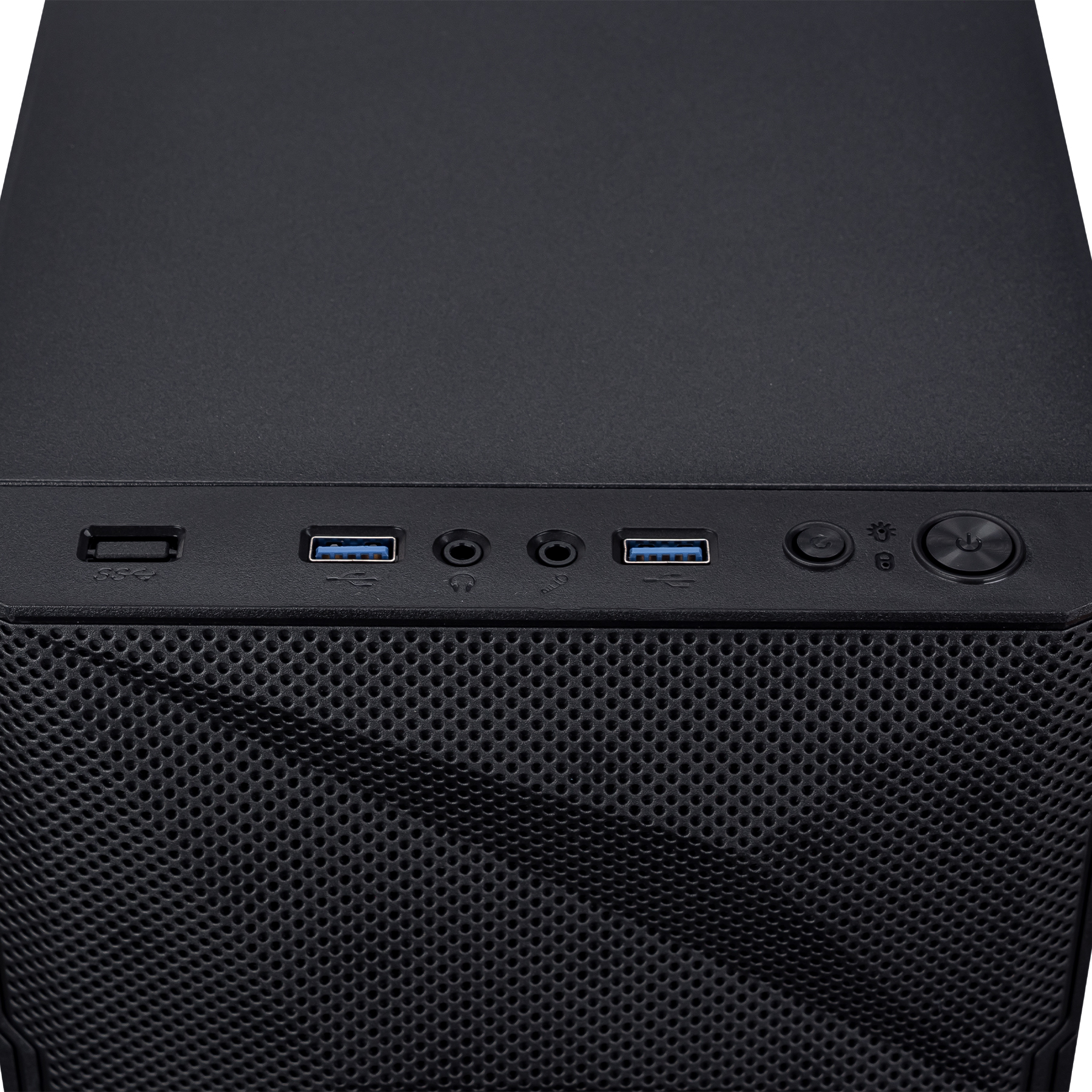 Корпус Prologix E113 Tempered Glass&Mesh Black - Зображення 10