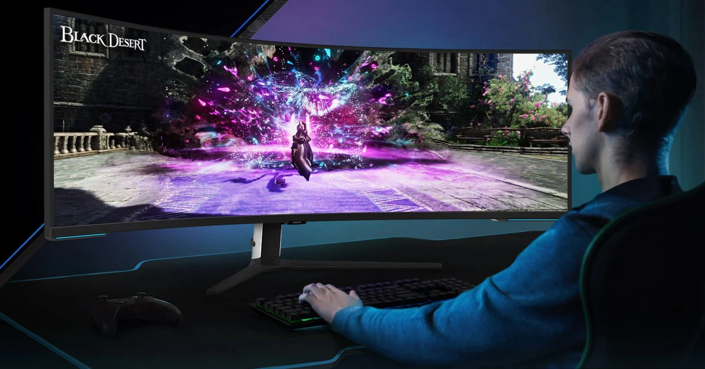 Монітор Samsung 57" Odyssey Neo G9 G95NC (LS57CG952NZXUA) Black/White Curved VA 240Hz - Зображення 16