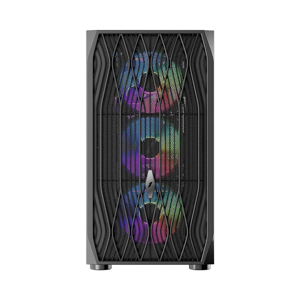 Корпус 1stPlayer AY7-BK-4F1 Black без БЖ — изображение 4