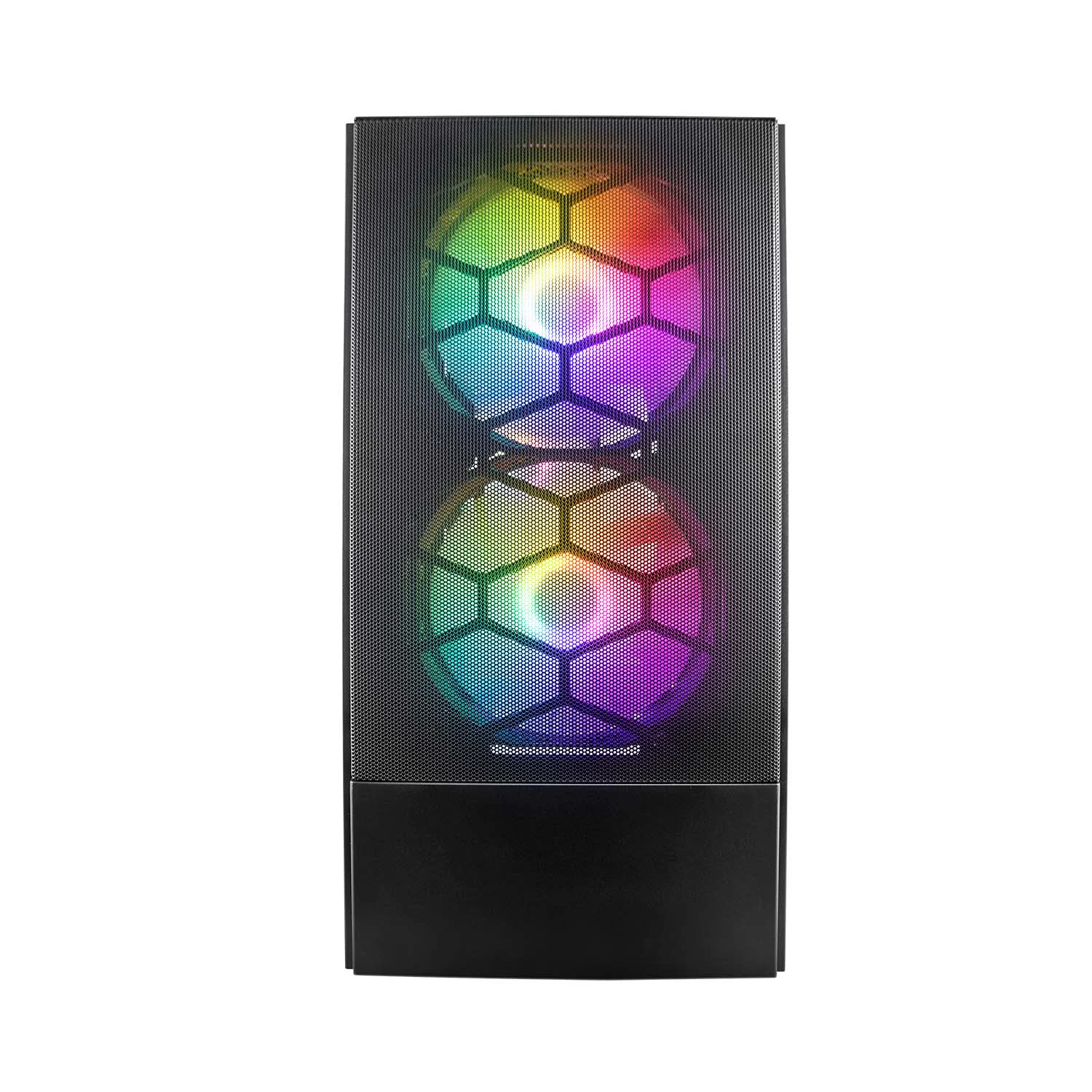 Корпус 1stPlayer X4-M-BK-2F1P-1F1 Black без БЖ