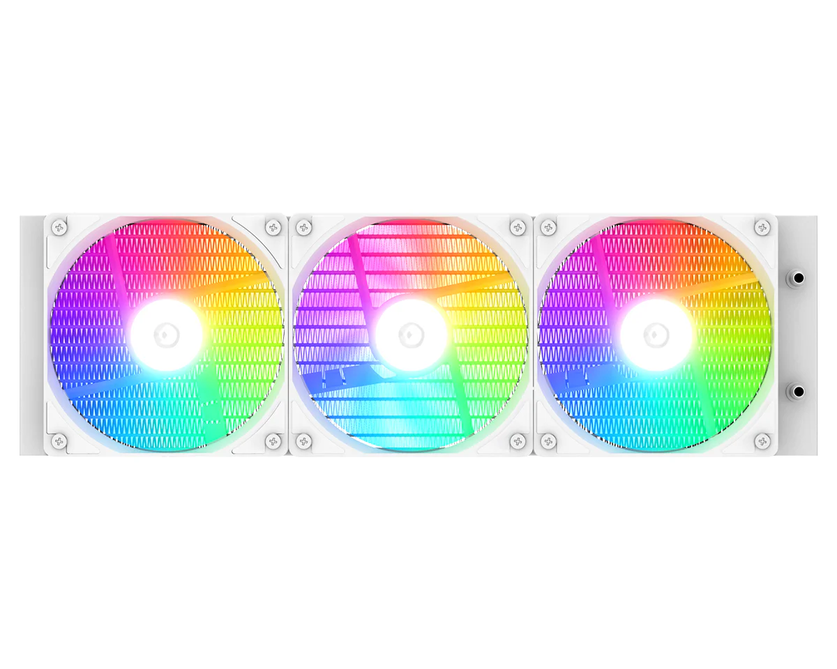 Система водяного охолодження ID-Cooling Space LCD SL360 XE White - Зображення 2