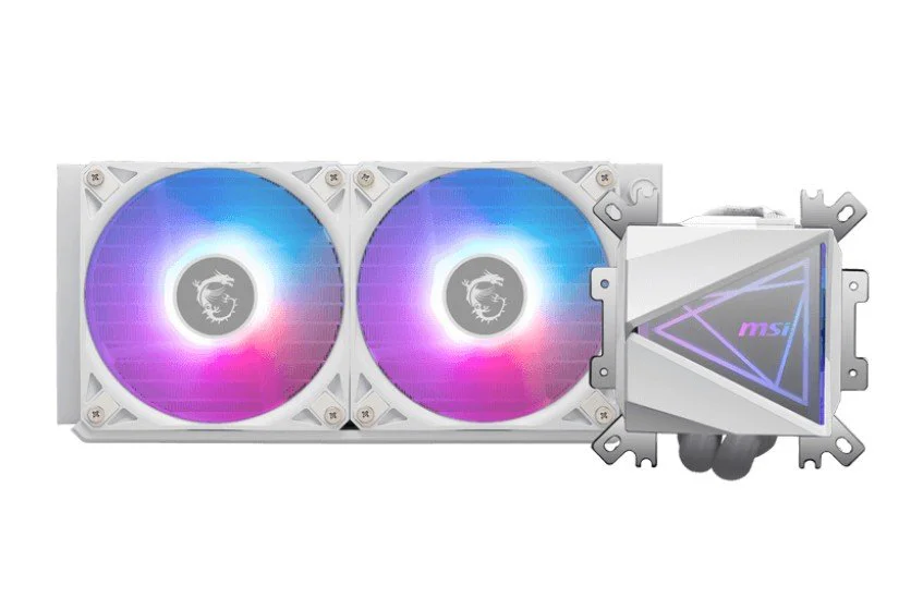 Система водяного охолодження MSI MAG CoreLiquid I240 White - Зображення 2