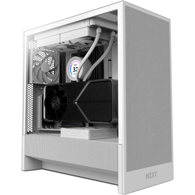 Корпус NZXT H5 Flow White (CC-H52FW-01) без БП