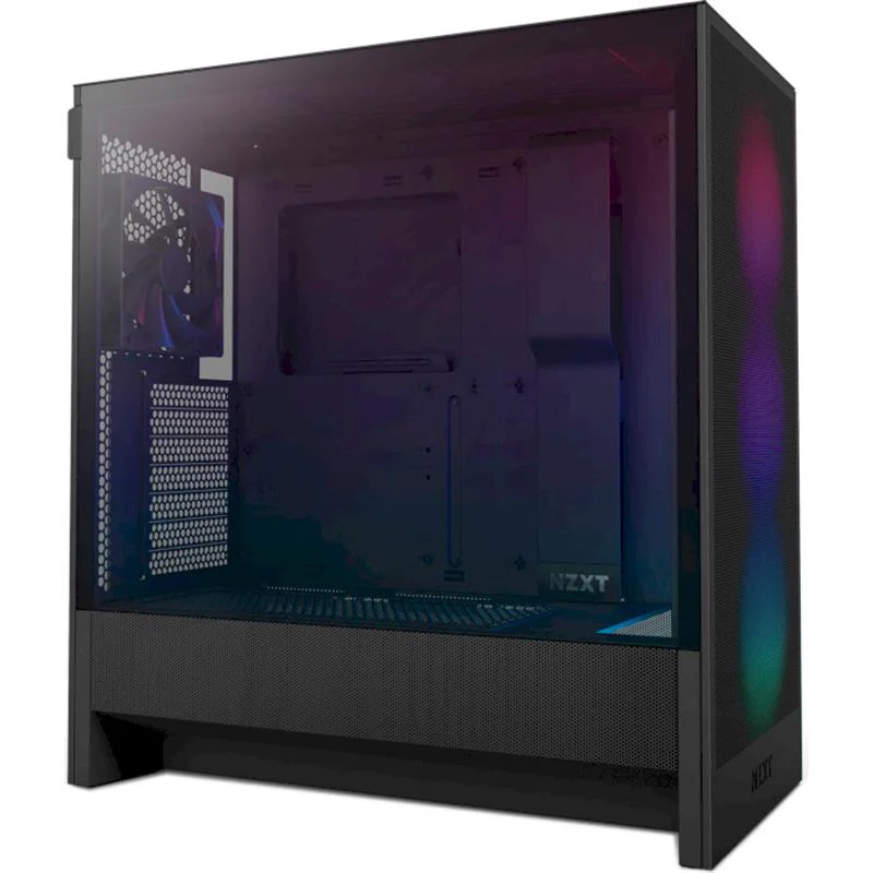 Корпус NZXT H5 Flow RGB Black (CC-H52FB-R1) без БЖ - Зображення 2