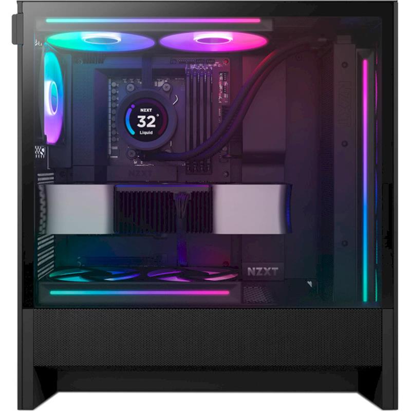 Корпус NZXT H5 Flow RGB Black (CC-H52FB-R1) без БЖ — изображение 7