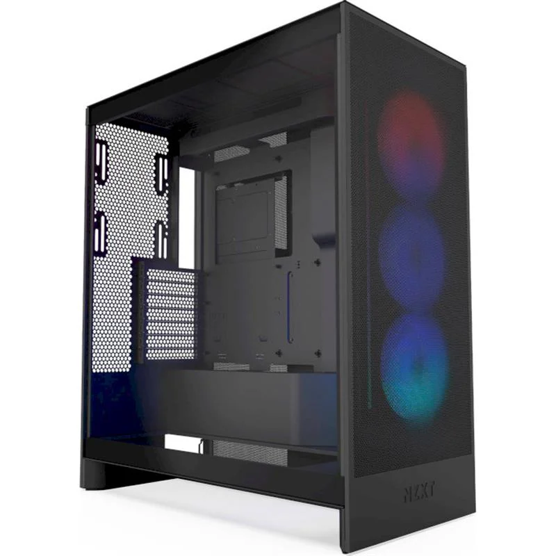 Корпус NZXT H7 Flow RGB Black (CM-H72FB-R1) без БЖ