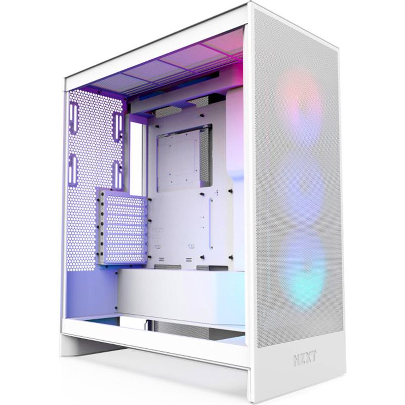 Корпус NZXT H7 Flow RGB White (CM-H72FW-R1) без БП