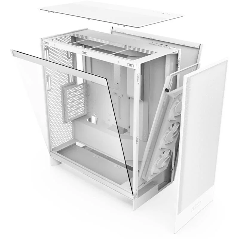 Корпус NZXT H7 Flow RGB White (CM-H72FW-R1) без БЖ - Зображення 10