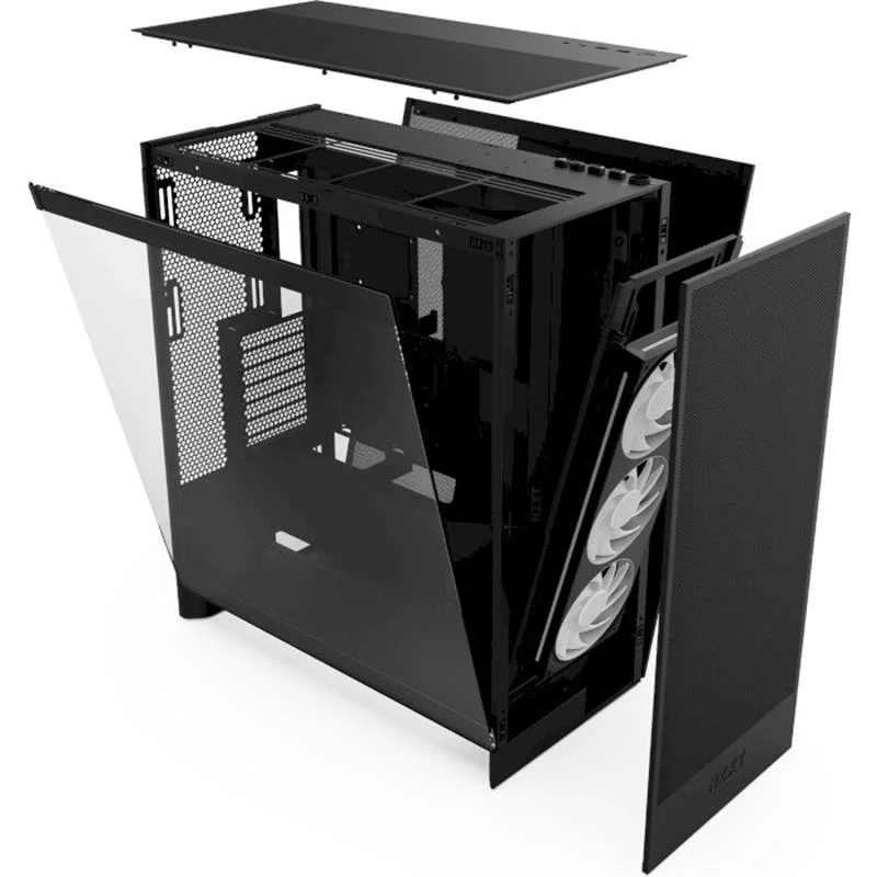 Корпус NZXT H7 Flow Black (CM-H72FB-01) без БЖ - Зображення 10