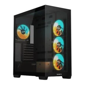 Корпус Gigabyte Aorus C500 Panoramic Stealth Tempered Glass Black без БП (GB-C500P ST)
