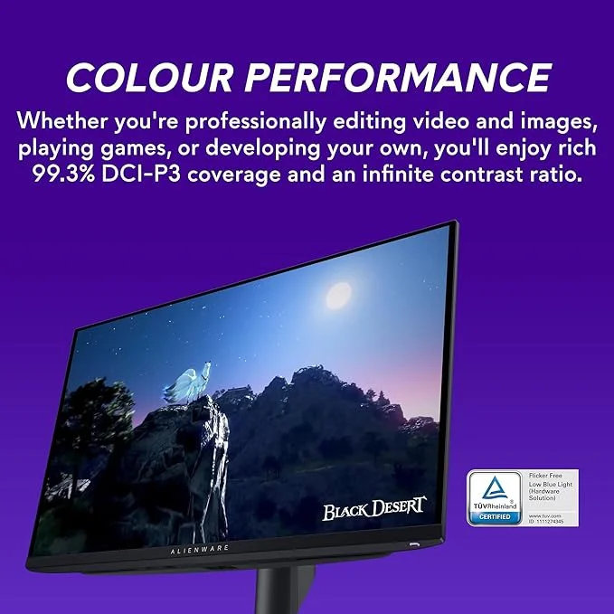 Монітор Dell 26.7" AW2725DF (210-BLHH) QD OLED Black 360Hz - Зображення 11