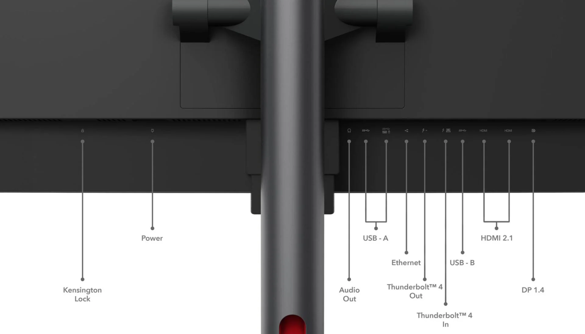 Монiтор Lenovo 49" P49w-30 (63DBRAT1UA) IPS Black - Зображення 8