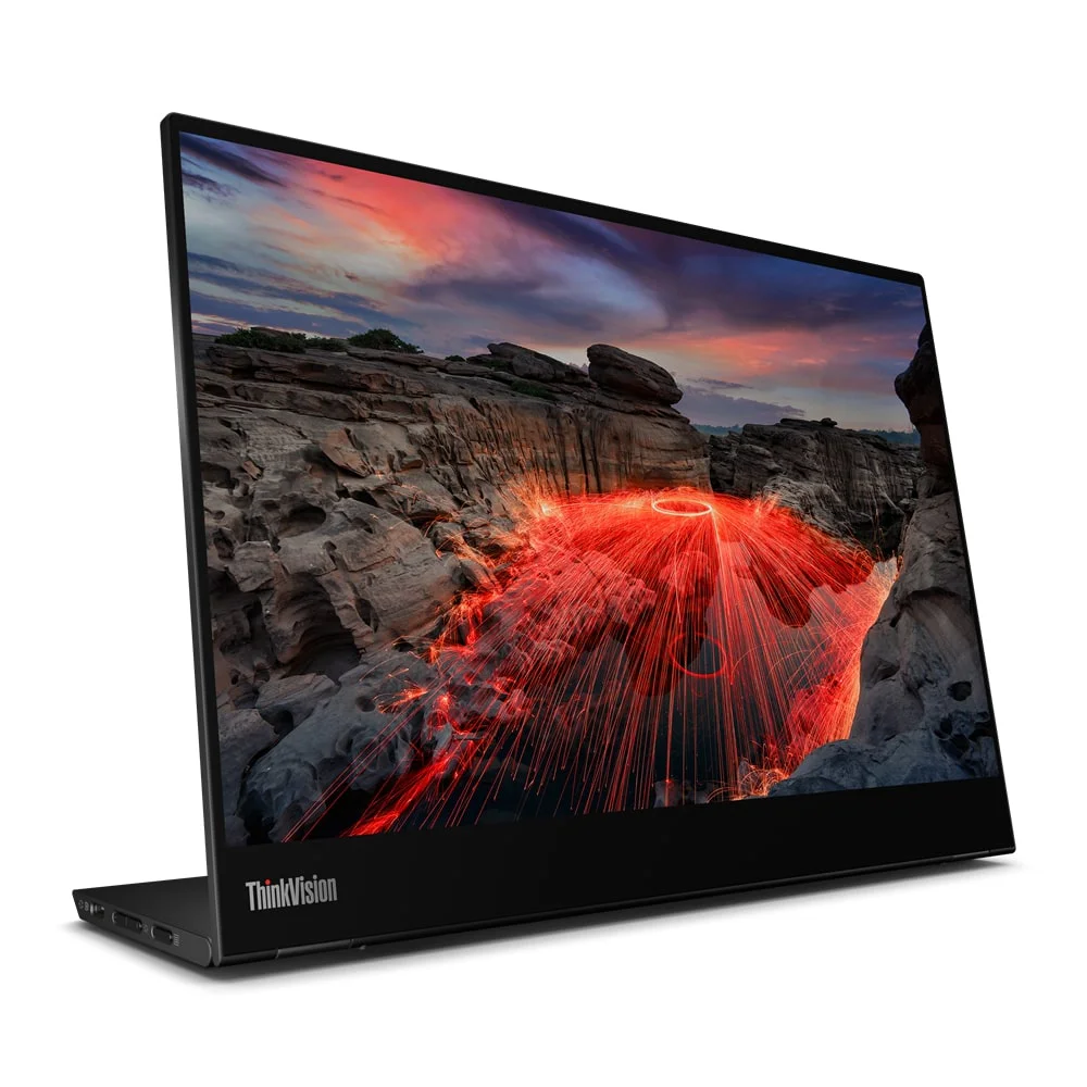 Монiтор Lenovo ThinkVision 14" M14t Gen2 (63FDUAT6WL) IPS Black — изображение 2
