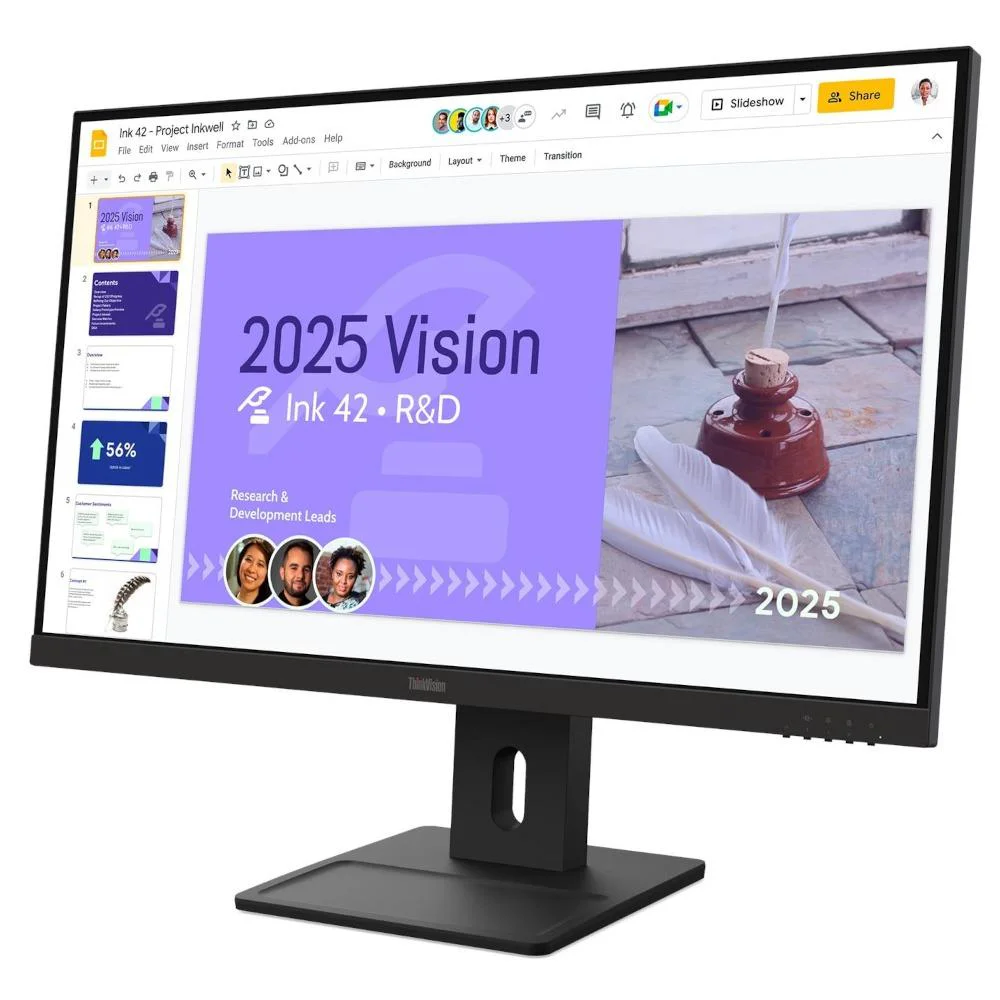 Монітор Lenovo 27" ThinkVision E27Q-40 (64BDGAT4EU) IPS Black 100Hz — изображение 3