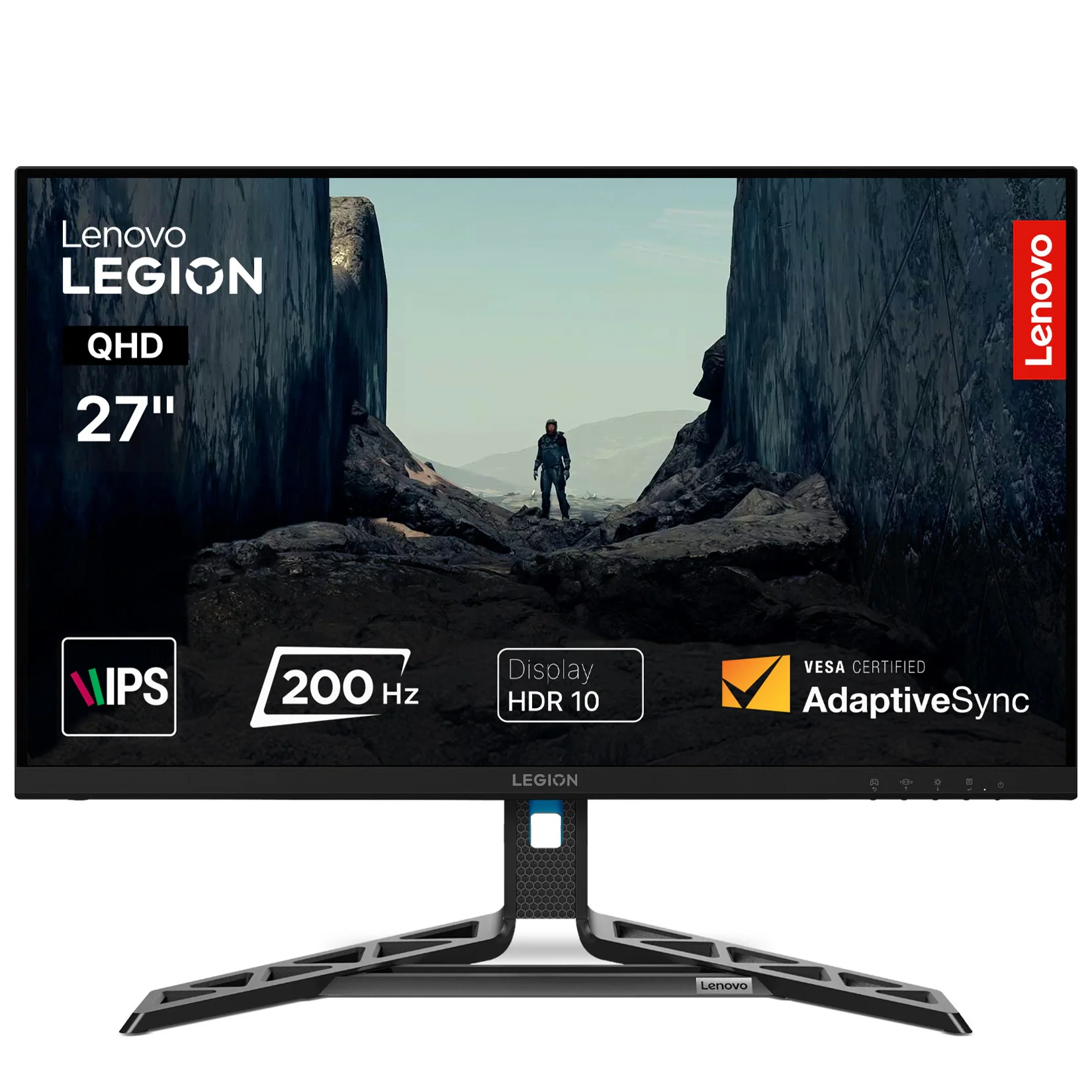 Монітор Lenovo 27" Legion R27qe (68C7GAC3UA) IPS Black 200 Hz - Зображення 8