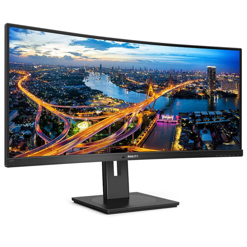 Монiтор Philips 34" UltraWide 345B1C/00 VA Black Curved — изображение 2