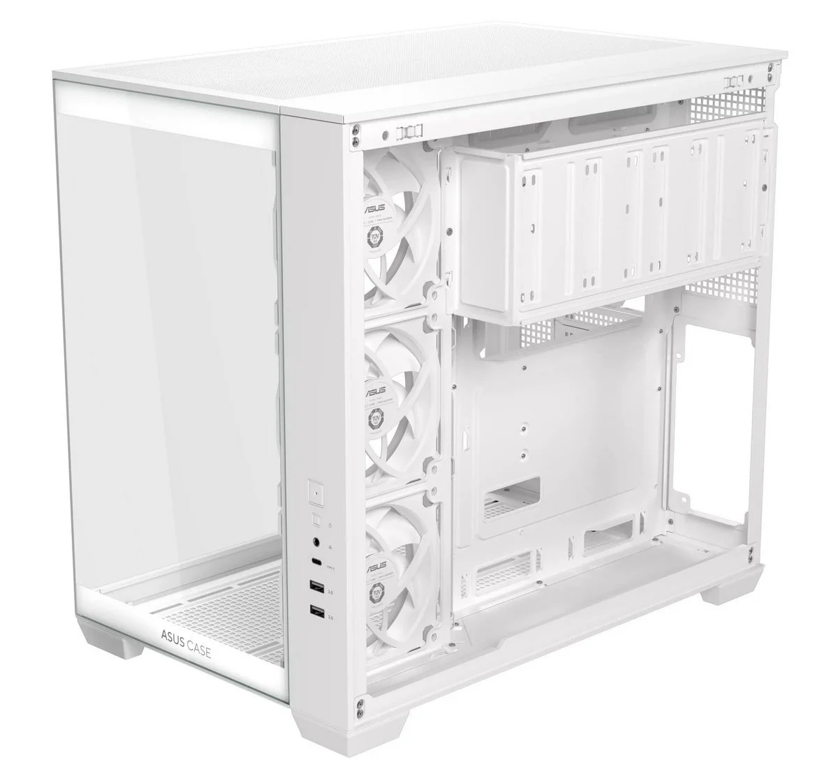 Корпус Asus A32 Plus White Tempered Glass (90DC00S3-B19000) - Зображення 10