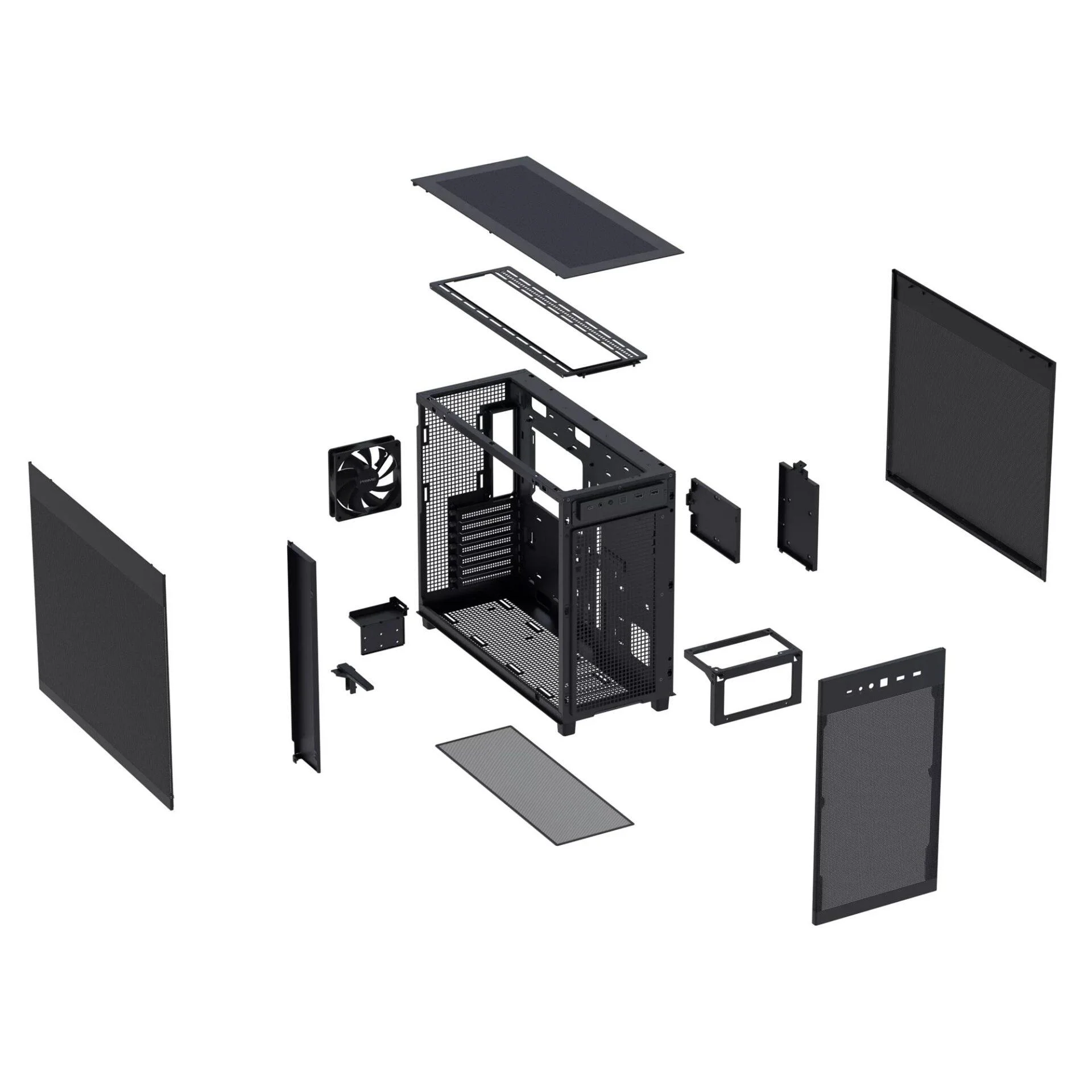 Корпус Asus Prime AP303 Mesh Black (90DC00V0-B39000) - Зображення 3